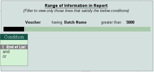Modifying Reports in TallyERP9